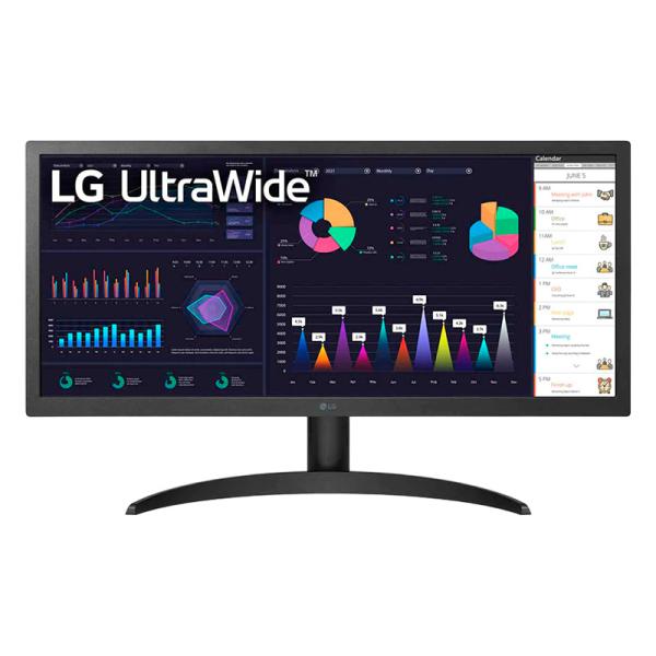 Monitor 26 Pulg LG 26WQ500-B Wfhd 2560 x 1080 75 HZ HDMI Plano Slim