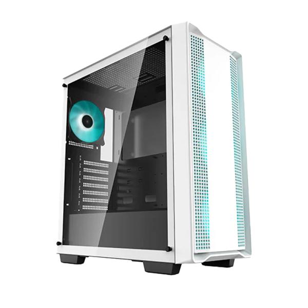 Case Deepcool Gaming Mid Tower CC560 WH V2 Ventiladores 4 de 120MM LED con Vidrio Lateral y Malla – Blanco Case Deepcool Gaming Mid Tower CC560 WH V2 Ventiladores 4 de 120MM LED con Vidrio Lateral y Malla – Blanco