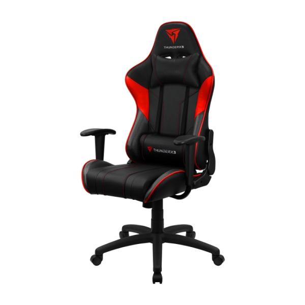 Silla THUNDERX3 Gaming EC3 Cuero Sintético – Negro / Rojo Silla THUNDERX3 Gaming EC3 Cuero Sintético – Negro / Rojo