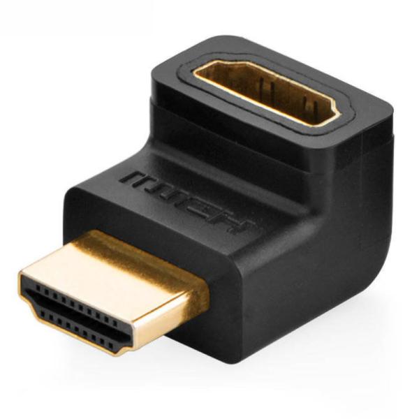 Adaptador Curvo Ugreen HD112 HDMI a HDMI 4K 1080P – Negro Adaptador Curvo Ugreen HD112 HDMI a HDMI 4K 1080P – Negro