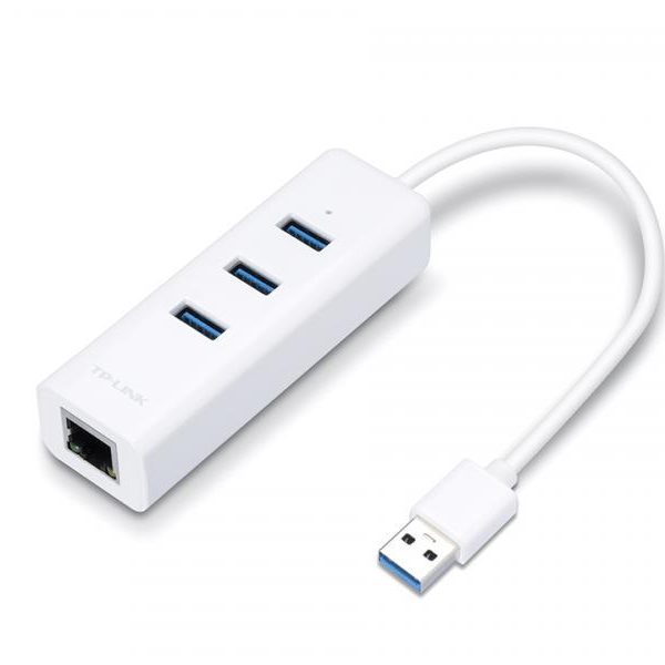 HUB TP-Link 3.0 3 Puerto HUB & Gigabit Ethernet USB (UN)